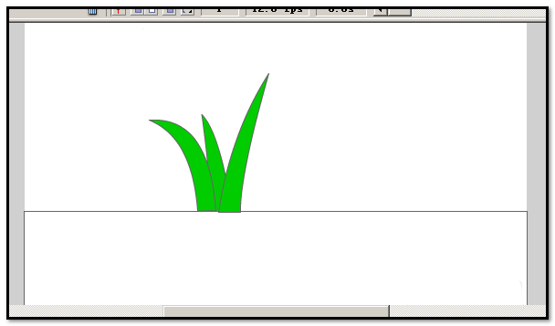Flash绘制绿色小草的详细方法