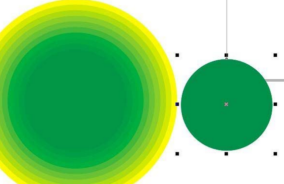 CorelDraw X4使用交互式调和工具制作渐变图的相关操作教程
