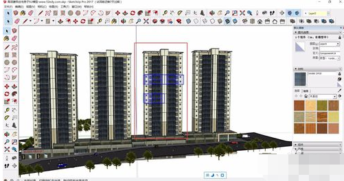 草图大师提取部分体块的详细步骤