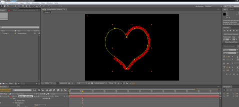 AE绘制路径文字动画的图文步骤