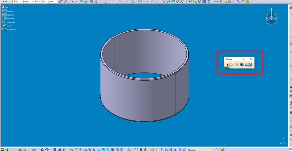 Catia截图工具使用操作方法