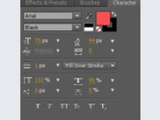 AE做出文字飞闪效果的使用方法