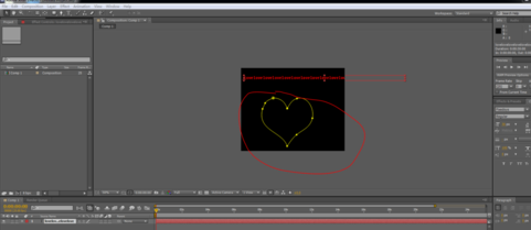 AE绘制路径文字动画的图文步骤