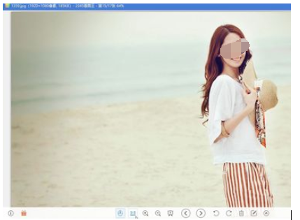 2345看图王中查看图片时候锁定纵横比的详细操作教程