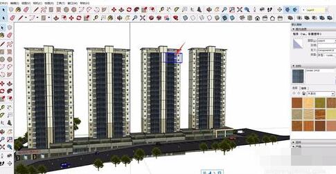 草图大师提取部分体块的详细步骤