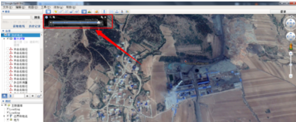 谷歌地球(google earth)中历史地貌的查看具体方法