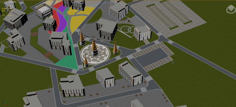 3Ds MAX图纸较大出现画面破碎的处理方法