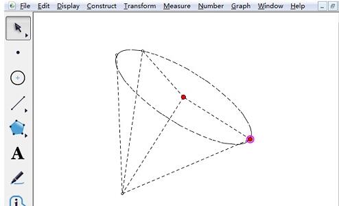 几何画板绘制圆锥的详细教程