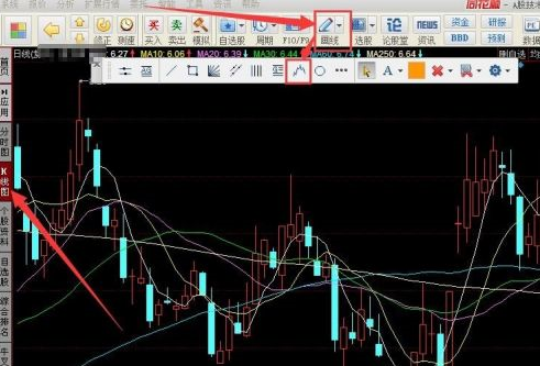 同花顺客户端怎样为股票画8浪线？同花顺客户端为股票画8浪线的方法