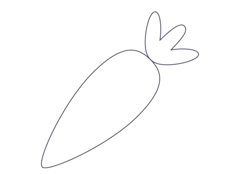 ai制作胡萝卜图片的操作过方法