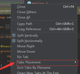 Android Studio调整标签显示位置的详细方法