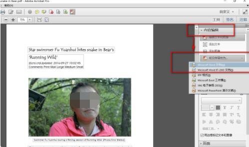 adobe acrobat x pro怎么转换word?adobe acrobat x pro转换word的方法