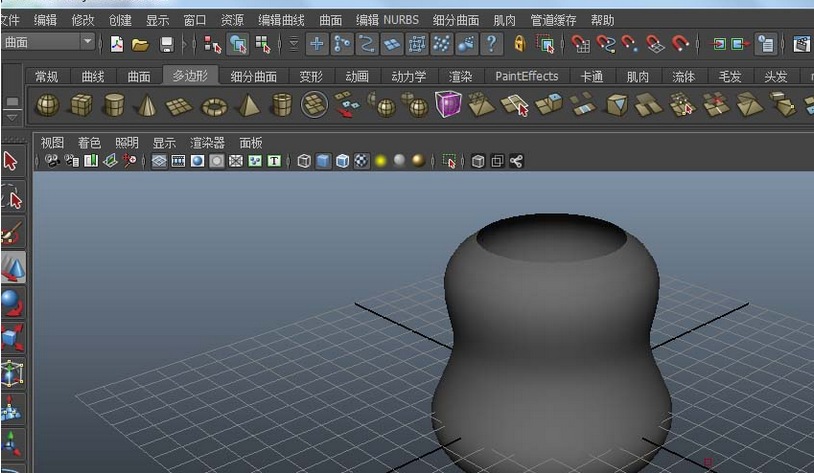 maya制作对称物体模型的操作步骤