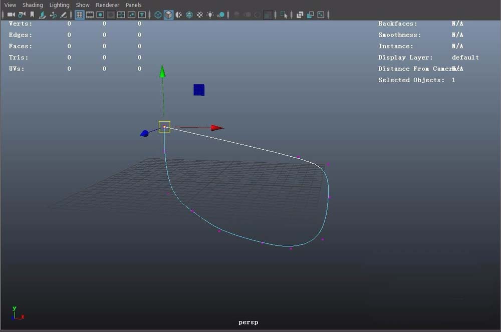 maya中planar成面命令使用操作教程