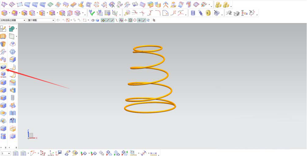 UG绘制宝塔弹簧的操作方法