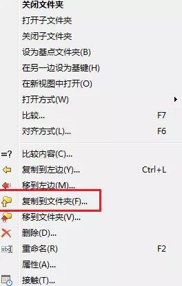 Beyond Compare文件复制的详细方法