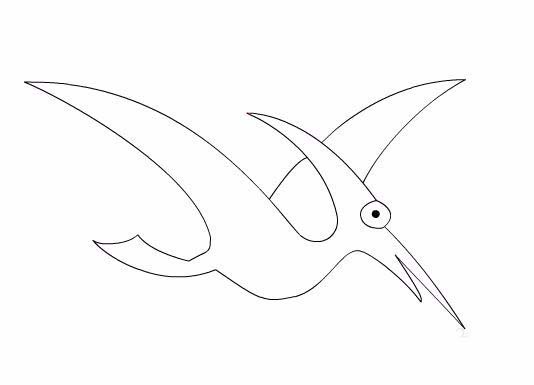 Flash绘制一个翼龙的操作方法