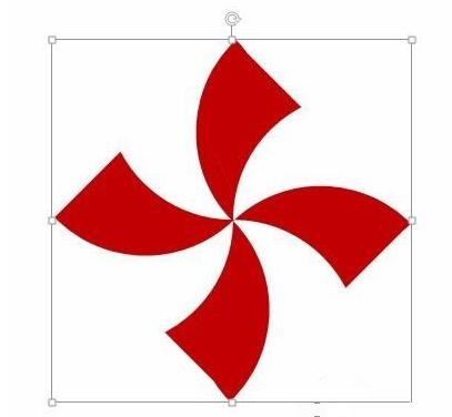 PPT绘制桨形风车图形的详细步骤