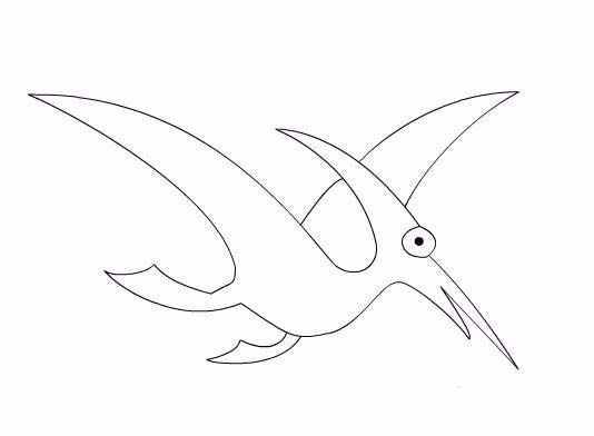 Flash绘制一个翼龙的操作方法