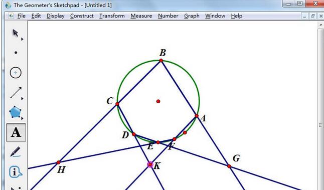 几何画板验证帕斯卡定理的详细流程