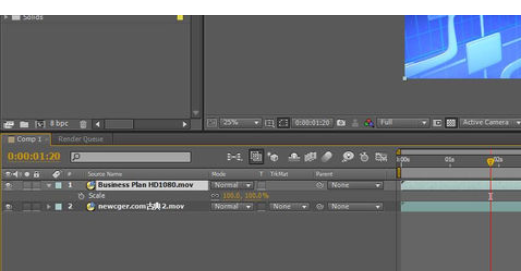 AE打造视频画中画效果的图文方法