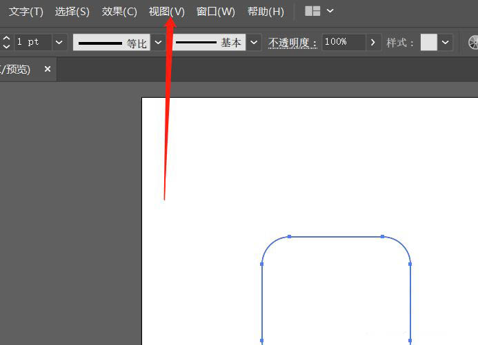 ai怎么打开边角构件选项？ai打开边角构件选项操作方法