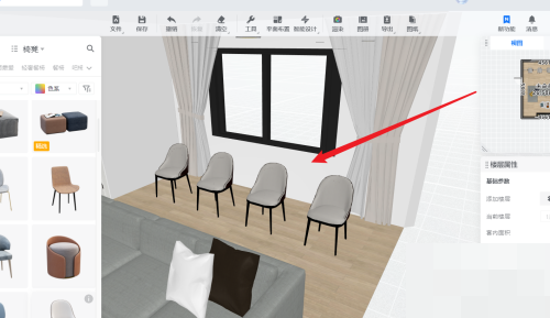 酷家乐怎么使用线性阵列工具?酷家乐使用线性阵列工具教程