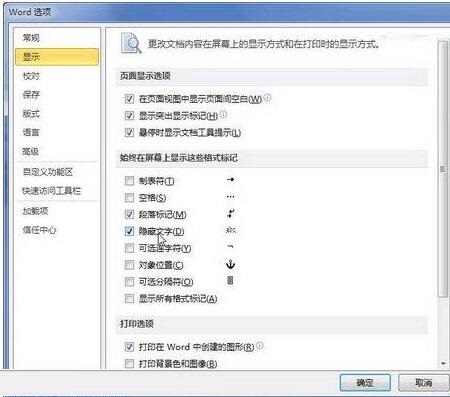 word2010文档中设置和显示隐藏文字的详细方法