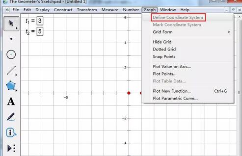 几何画板依据坐标画点的详细过程