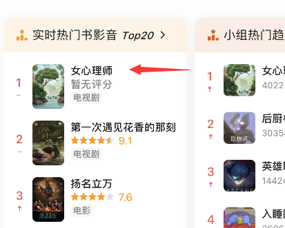 豆瓣怎么看追剧小组榜单?豆瓣查询追剧小组榜单方法介绍
