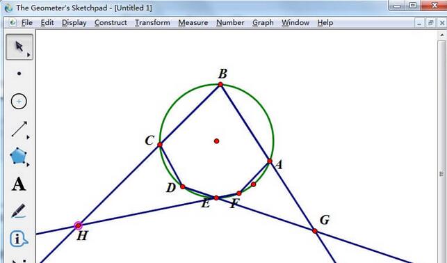 几何画板验证帕斯卡定理的详细流程