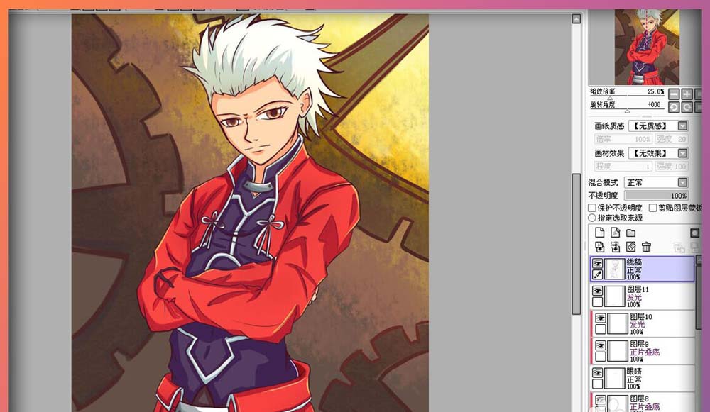 sai绘图软件调整图层的操作教程