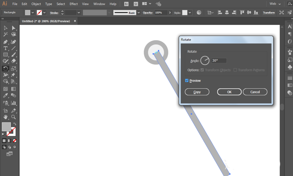 ai设计矢量电线塔图标的图文方法