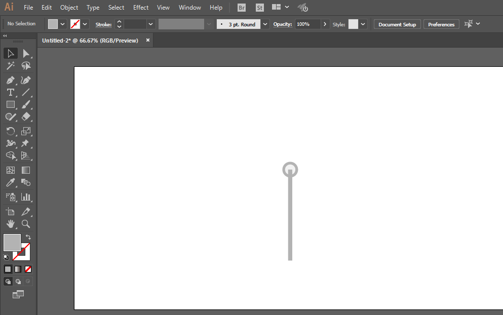 ai设计矢量电线塔图标的图文方法