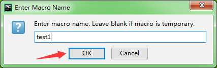PyCharm录制宏的相关图文教程