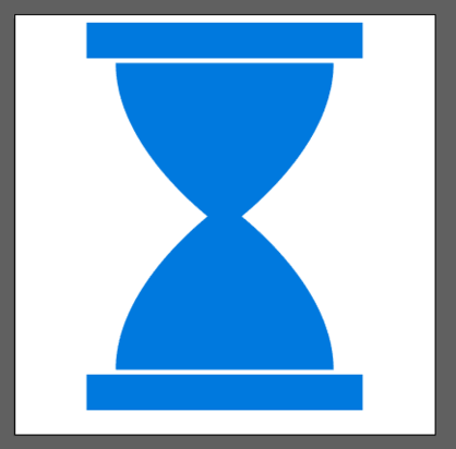 ai打造沙漏图标的操作方法