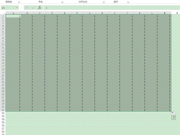 怎么全选excel表格的全部数据?excel选择全部数据教程