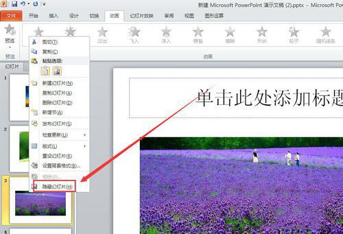 PowerPoint Viewer隐藏不想显示内容的操作教程