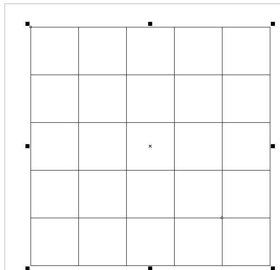CorelDraw X4制作图纸和表格的操作过程