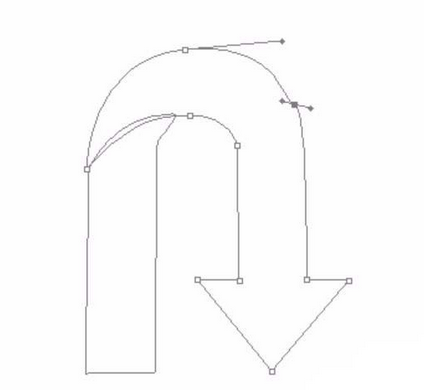 ps cs6画出折纸效果拐弯箭头的详细教程