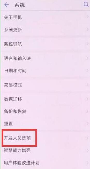 华为畅享9plus打开usb调试的操作步骤
