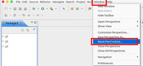 eclipse恢复默认布局的具体方法