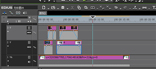 edius为素材制作动画的操作方法