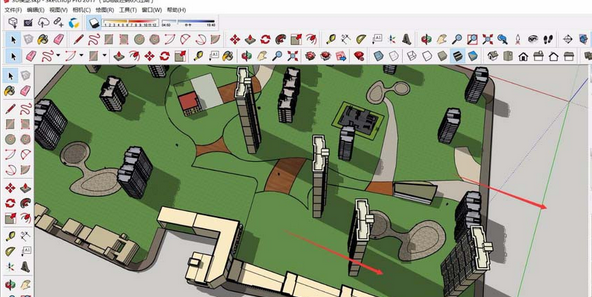 草图大师调整阴影的具体使用步骤