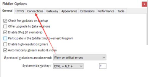 Fiddler怎么开启重用服务器连接？Fiddler开启重用服务器连接教程