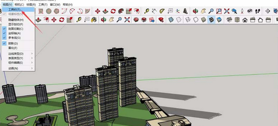 草图大师调整阴影的具体使用步骤