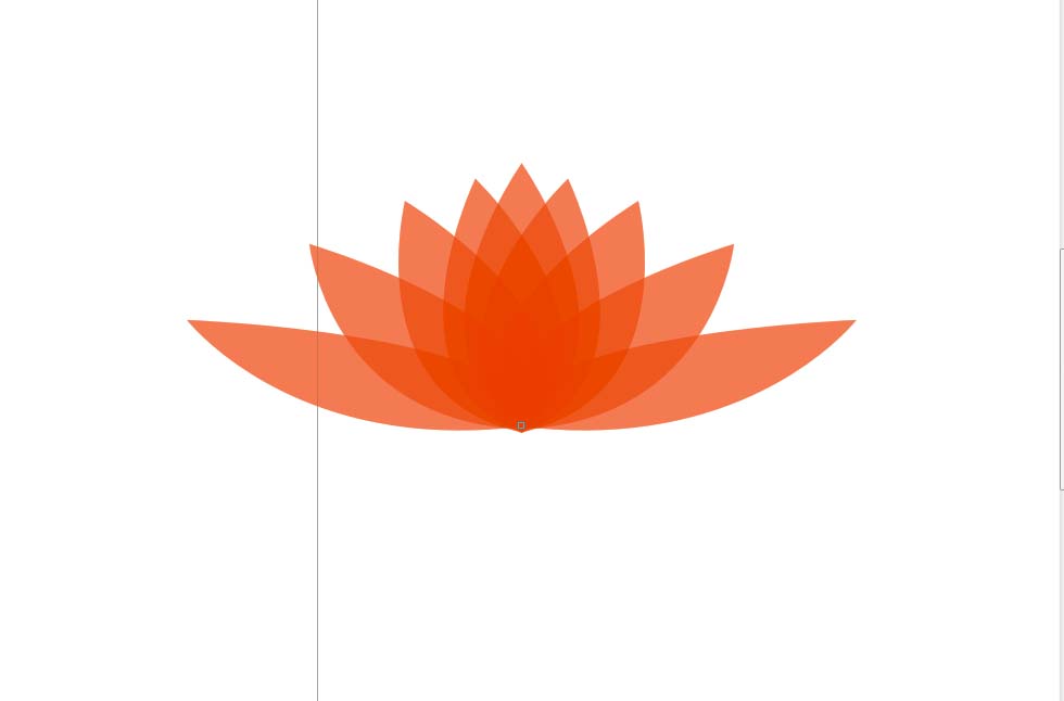 CorelDraw X4绘画莲花的操作教程