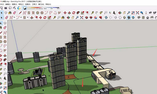 草图大师调整阴影的具体使用步骤