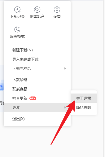 迅雷怎么查看关于迅雷？迅雷查看关于迅雷教程