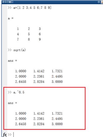 Matlab中根号表示的教程介绍